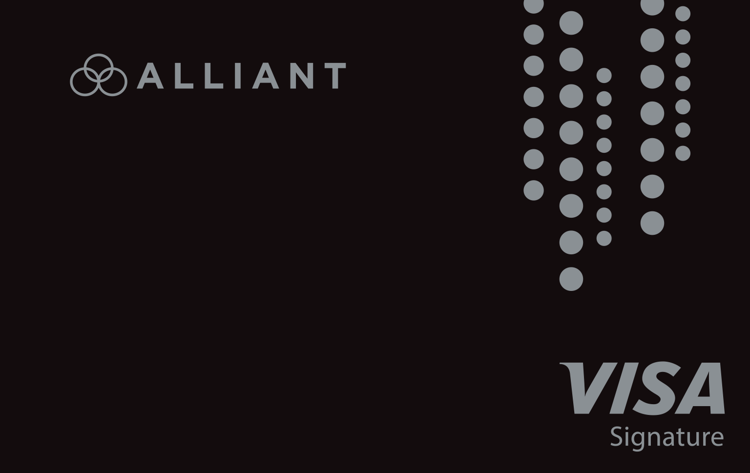 Alliant Visa Signature card art