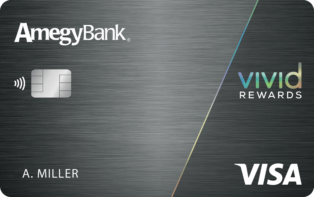 Amegy Vivid Rewards card art