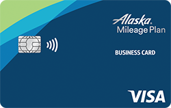 Alaska Airlines Business card art