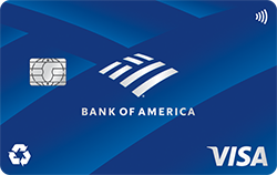 Bank of America® Travel Rewards Secured card art