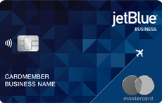 JetBlue Business card art