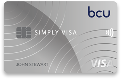 BCU Simply Visa® card art