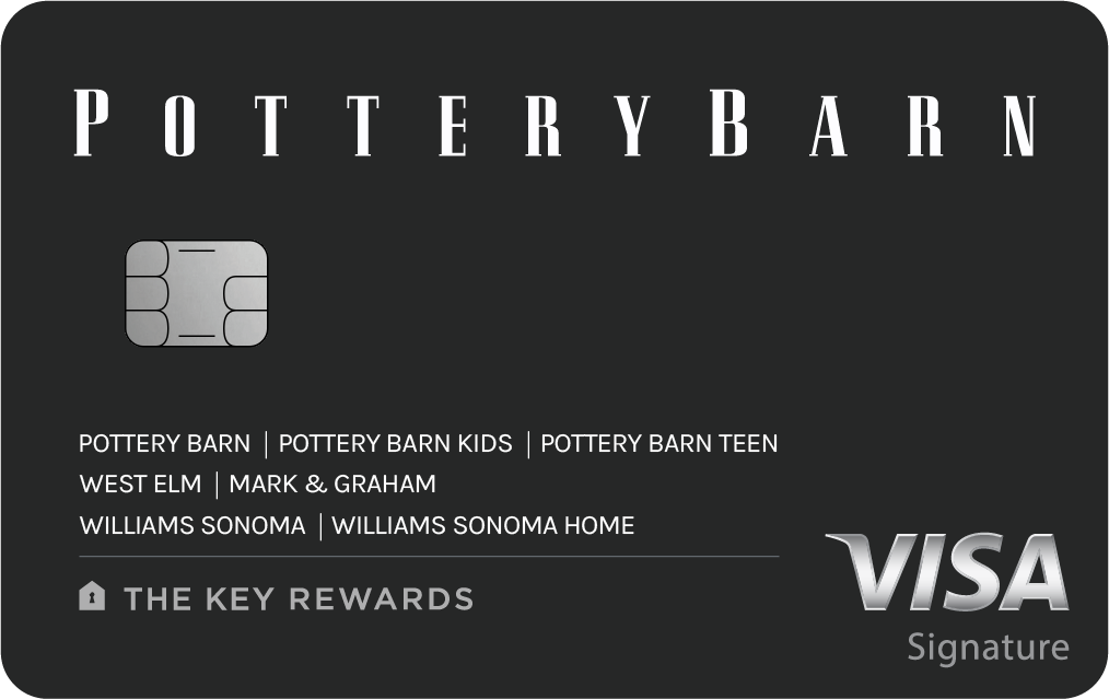 Pottery Barn Key Rewards® Visa card art