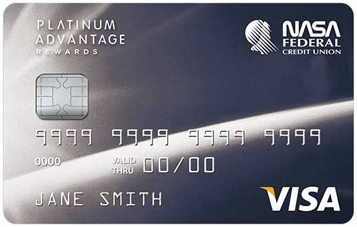 NASA Visa Platinum Advantage Rewards card art