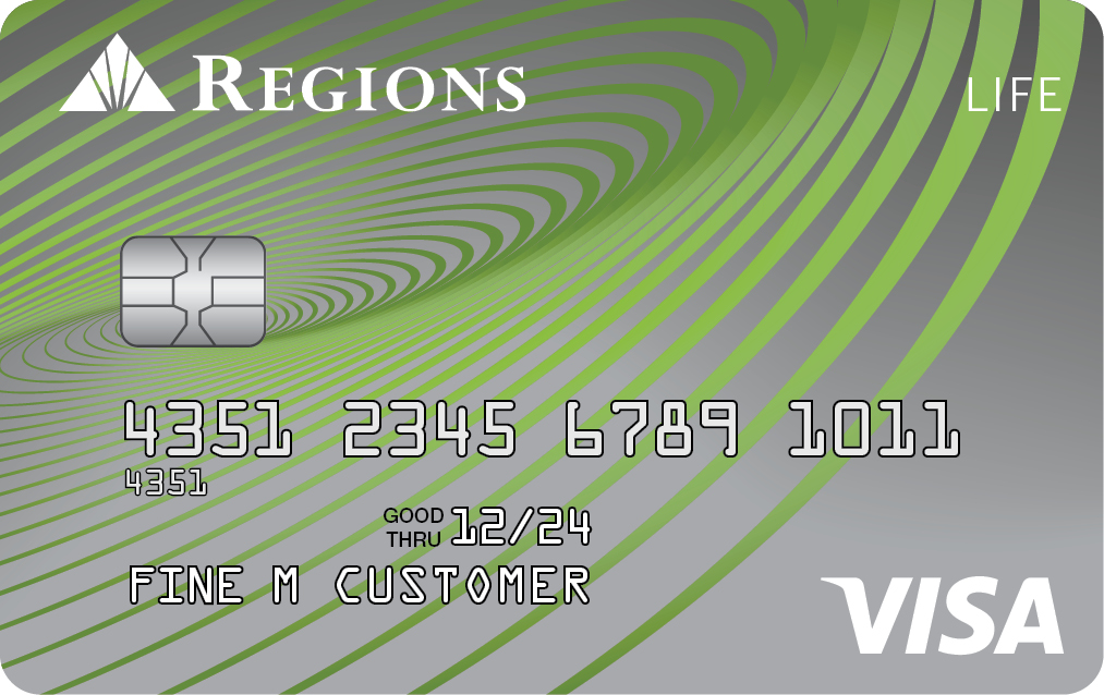 Regions Life Visa® card art