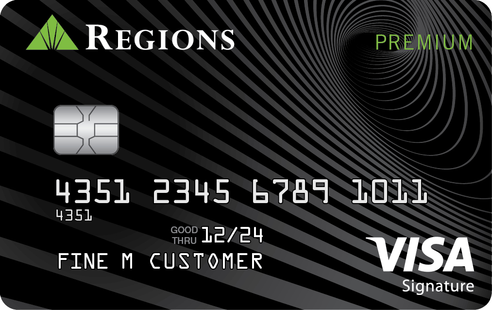 Regions Premium Visa® Signature card art