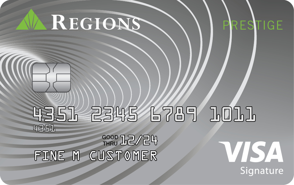 Regions Prestige Visa® Signature card art