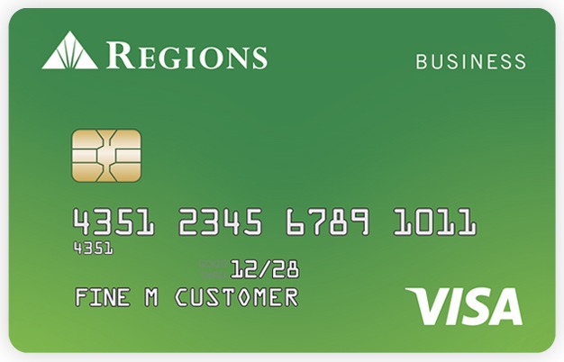 Regions Visa® Business card art