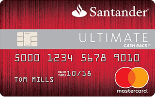 Santander® Ultimate Cash Back® card art