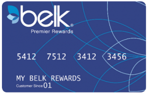 Belk Premier Rewards card art