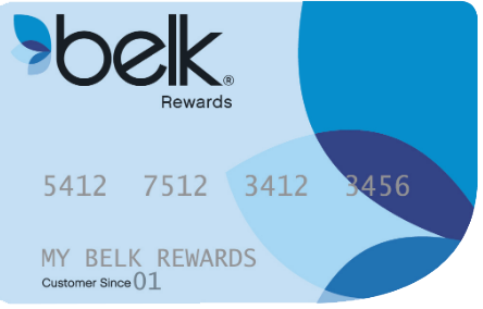 Belk Rewards card art