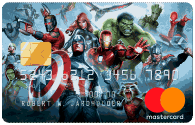 Marvel Mastercard card art