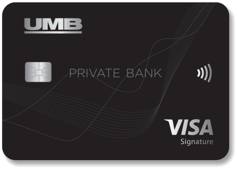UMB Visa® Signature Preferred Rewards card art