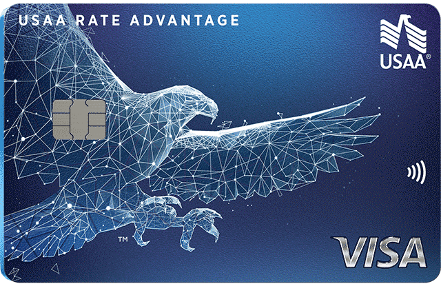 USAA Rate Advantage Visa® Platinum card art