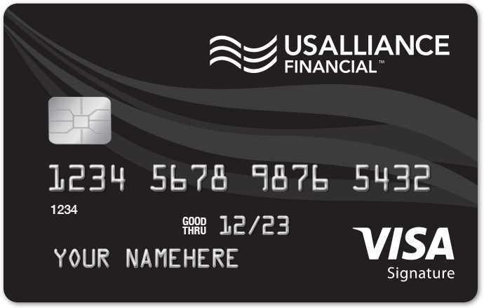 USAlliance Visa Signature card art